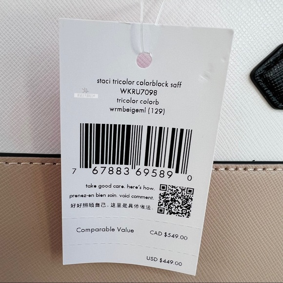 Kate Spade Colorblock Large Laptop Tote Shoulder Bag - Picture 13 of 13